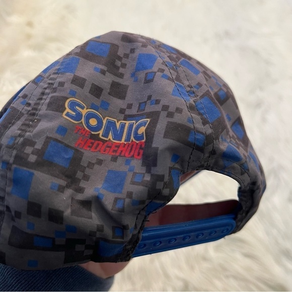 Sonic the Hedgehog Kids Hat Gray Blue - Picture 4 of 8